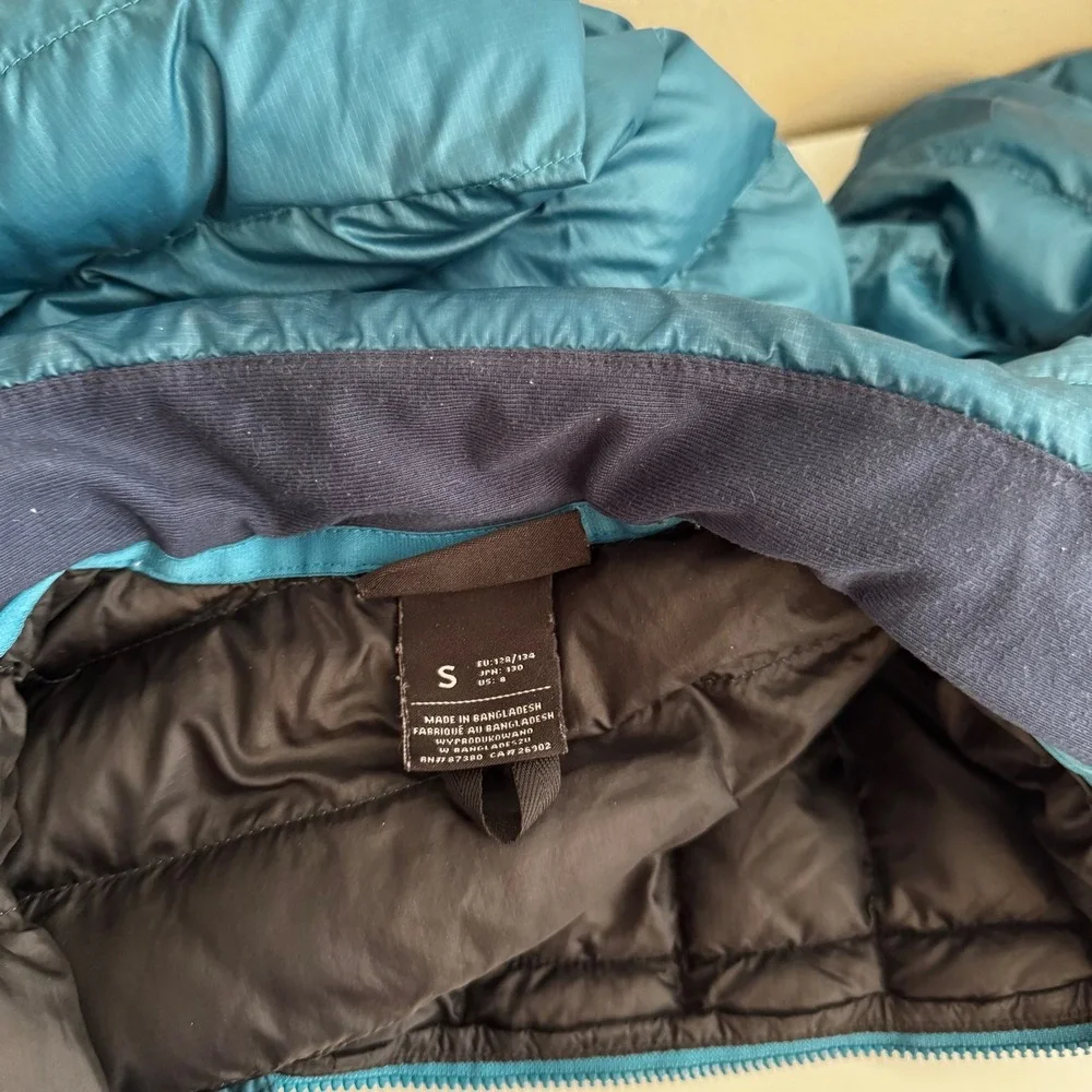 Burton Kids Sz S 8 Teal Puffer Jacket Winter Basics Outerwear Layers